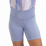 Pearl Short Shiny Periwinkle front view