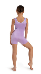 Mermaid Biketard Tie Dye Lilac back view