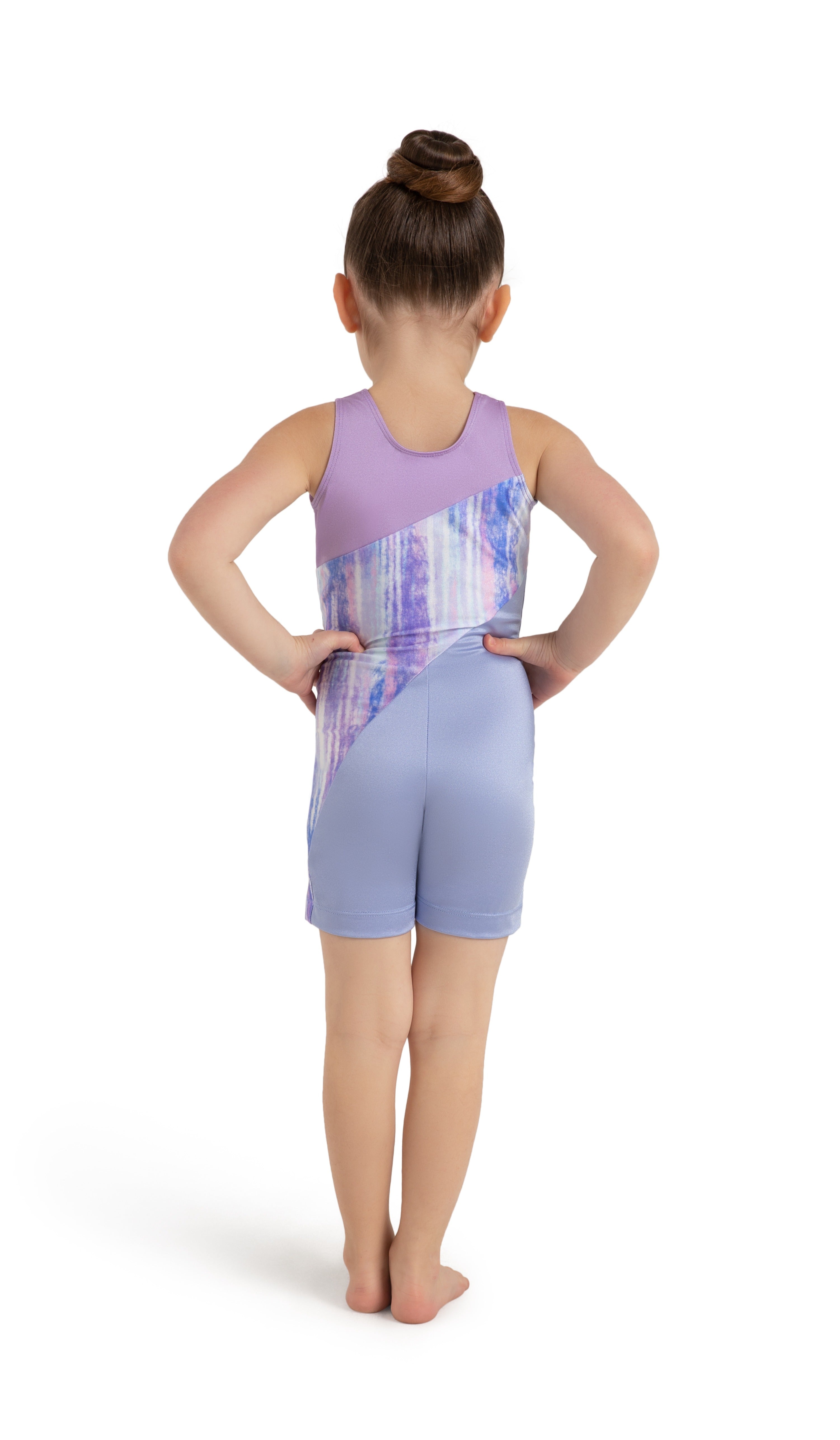 Seashell Biketard Multicolor back view