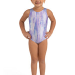 Aquatic Leotard Tie Dye Peri front view