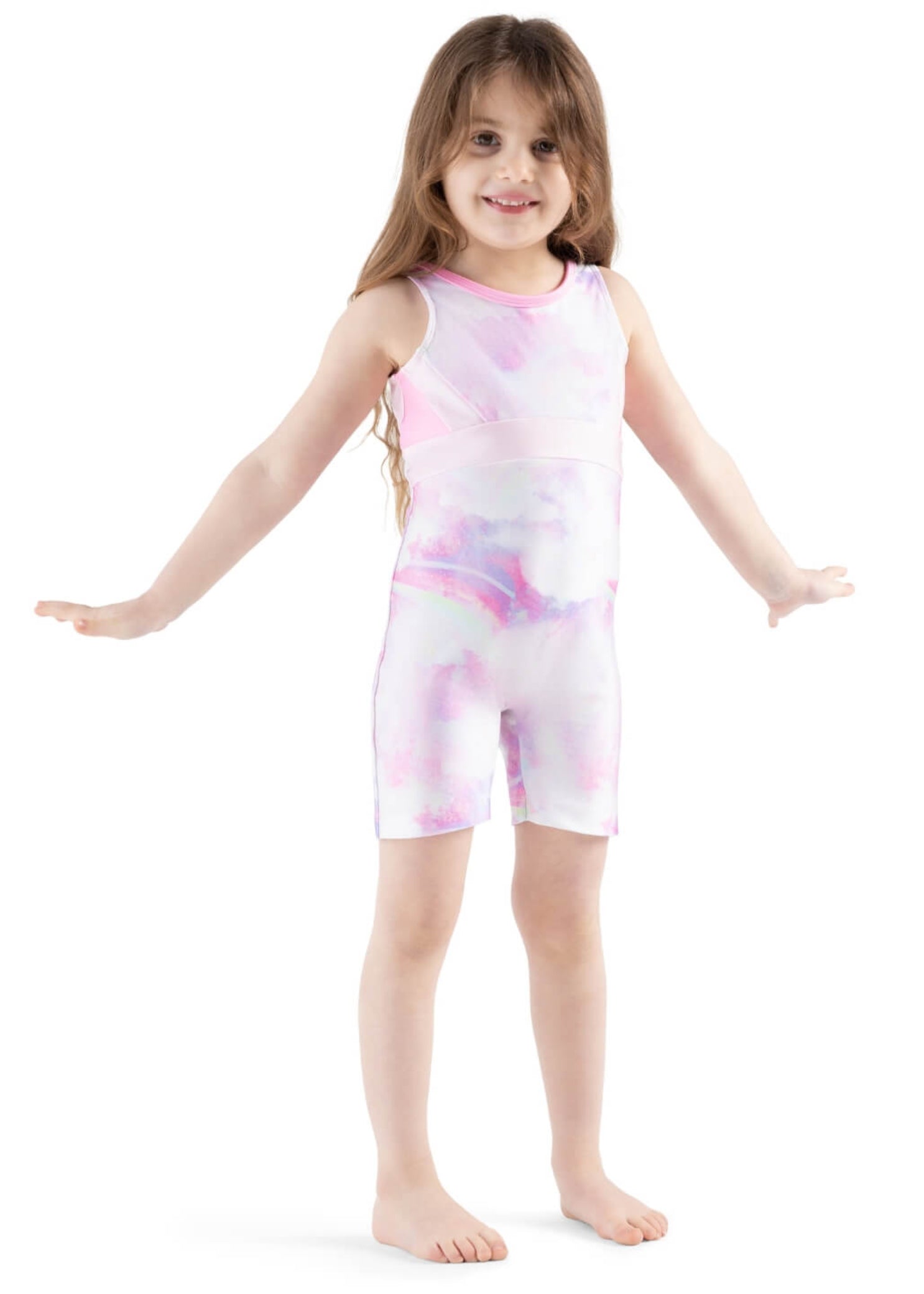 Dreamscape Biketard Galaxy Medium Tulle front view