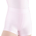 Good Vibes Shorts Pink Tulle front view