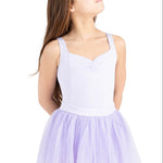 Genevieve Dress Lavender front view