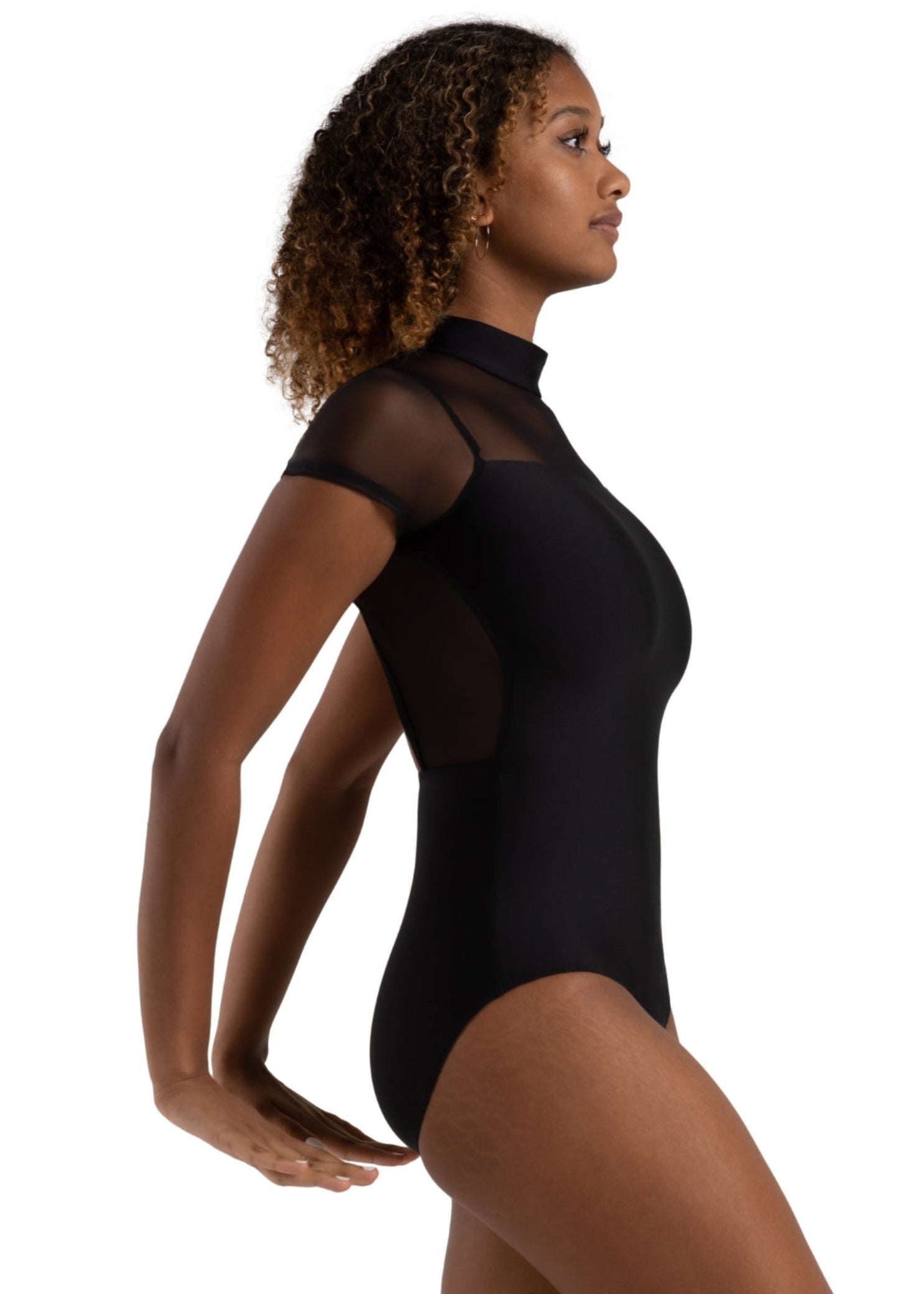 Blackthorn Leotard Black side view