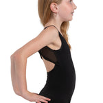 Diamond Leotard Black side view