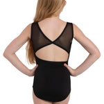 Diamond Leotard Black back view