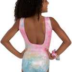 Pegasus Leotard Pink Unicorn Sparkle back view