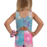 Stardust Biketard Pink Unicorn Sparkle backl view