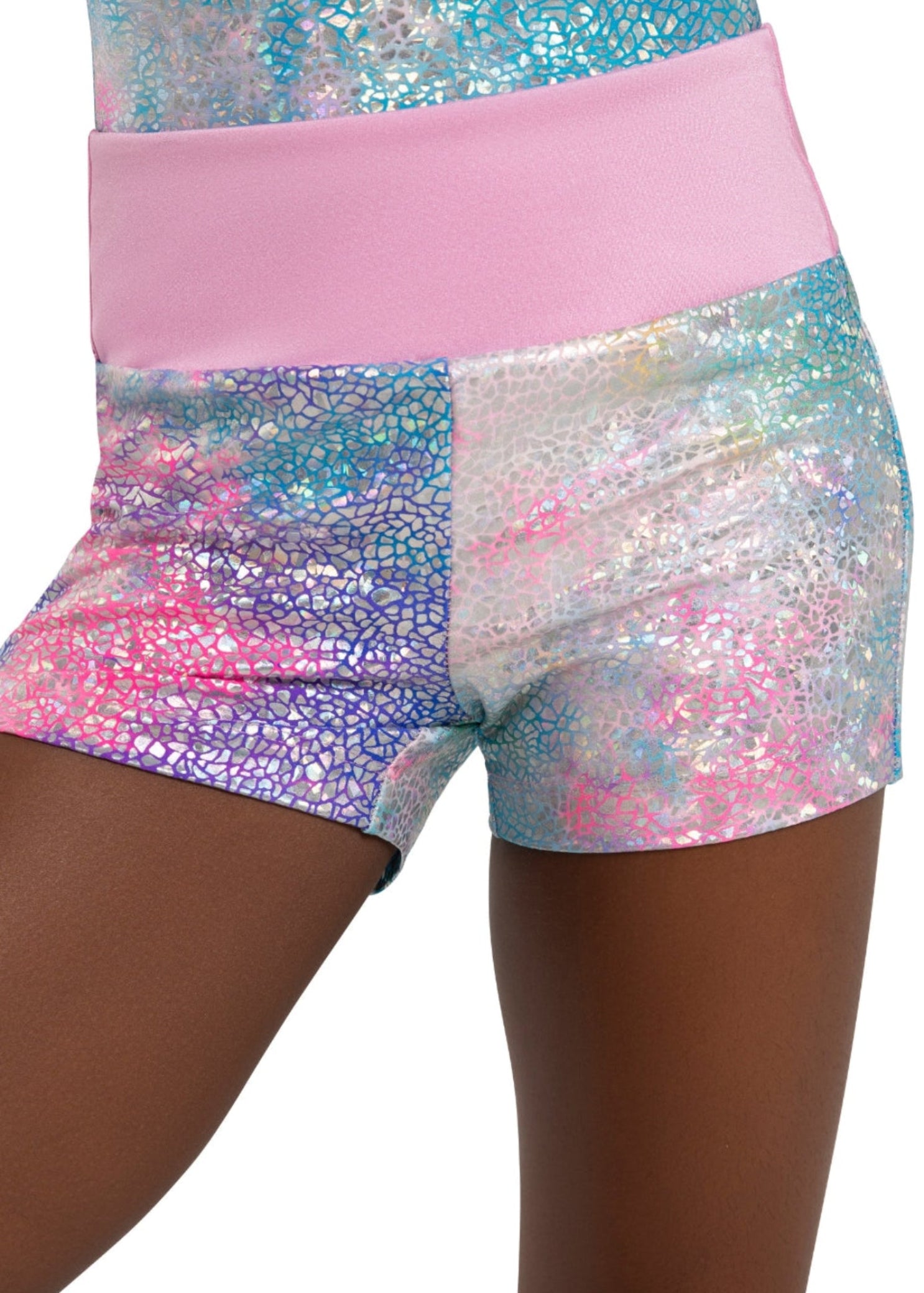 Shimmer Short Pink Unicorn Sparkle front view
