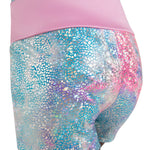 Shimmer Short Pink Unicorn Sparkle back view