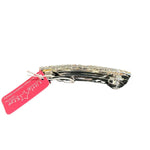 Three Row Rhinestone Hair Clip
