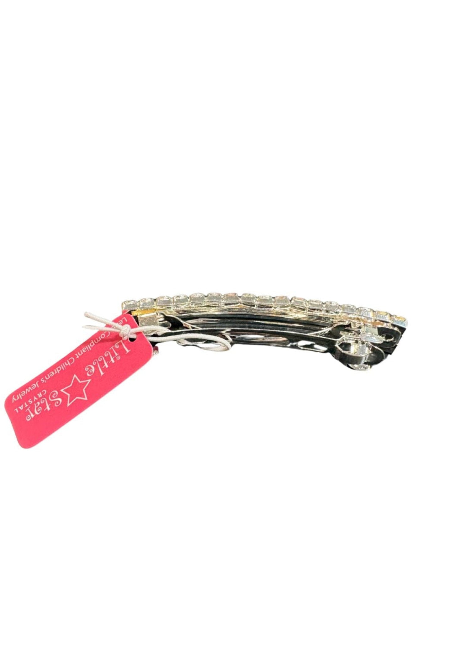 Three Row Rhinestone Hair Clip