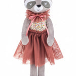 15" Blossom & Bows Woodland Raccoon front view