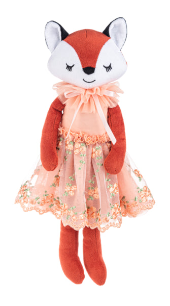 15" Blossom & Bows Woodland Fox front view