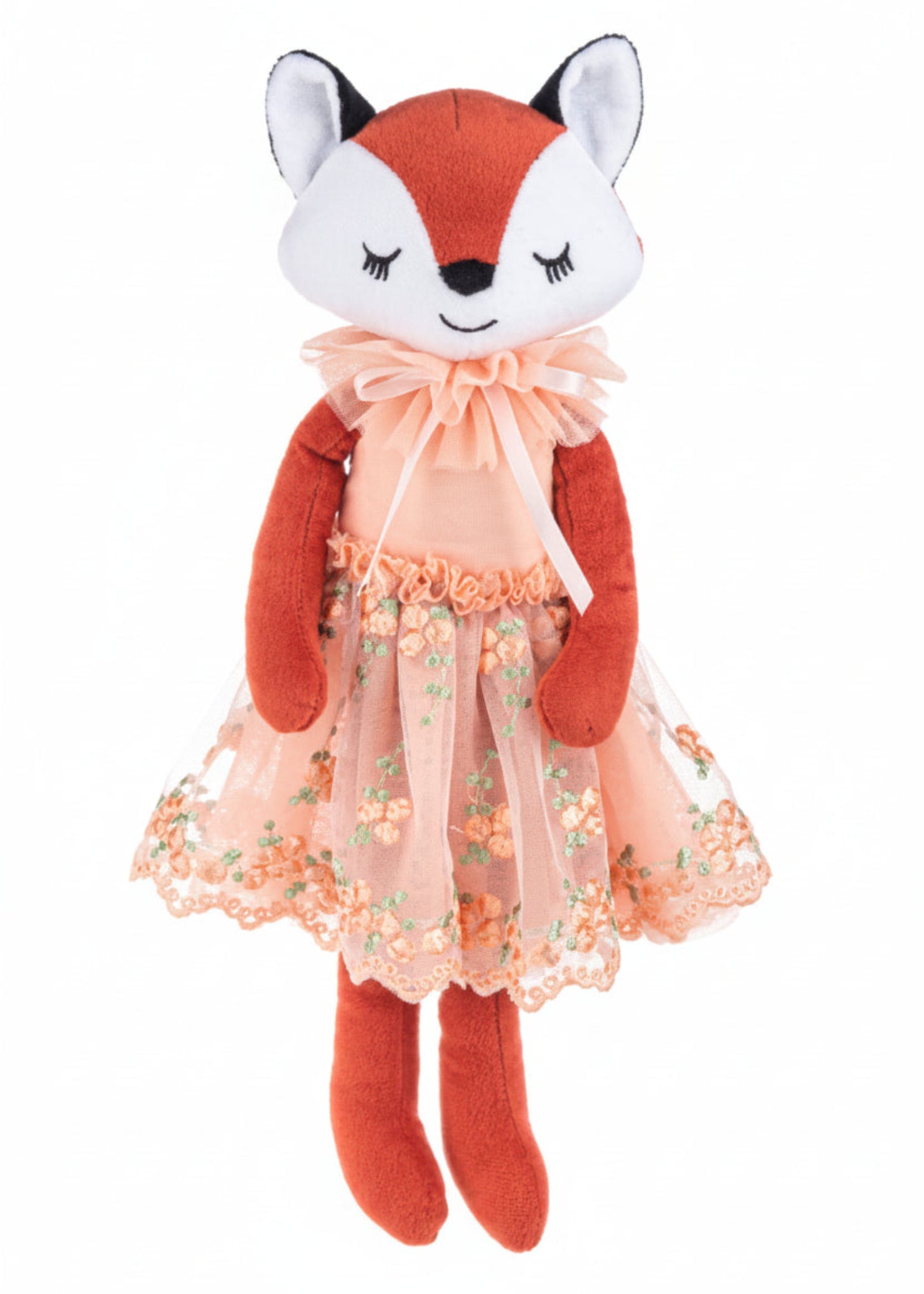15" Blossom & Bows Woodland Fox front view