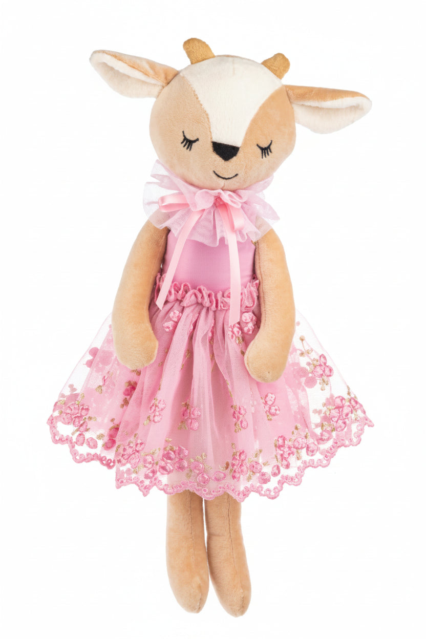 15" Blossom & Bows Woodland Deer front view