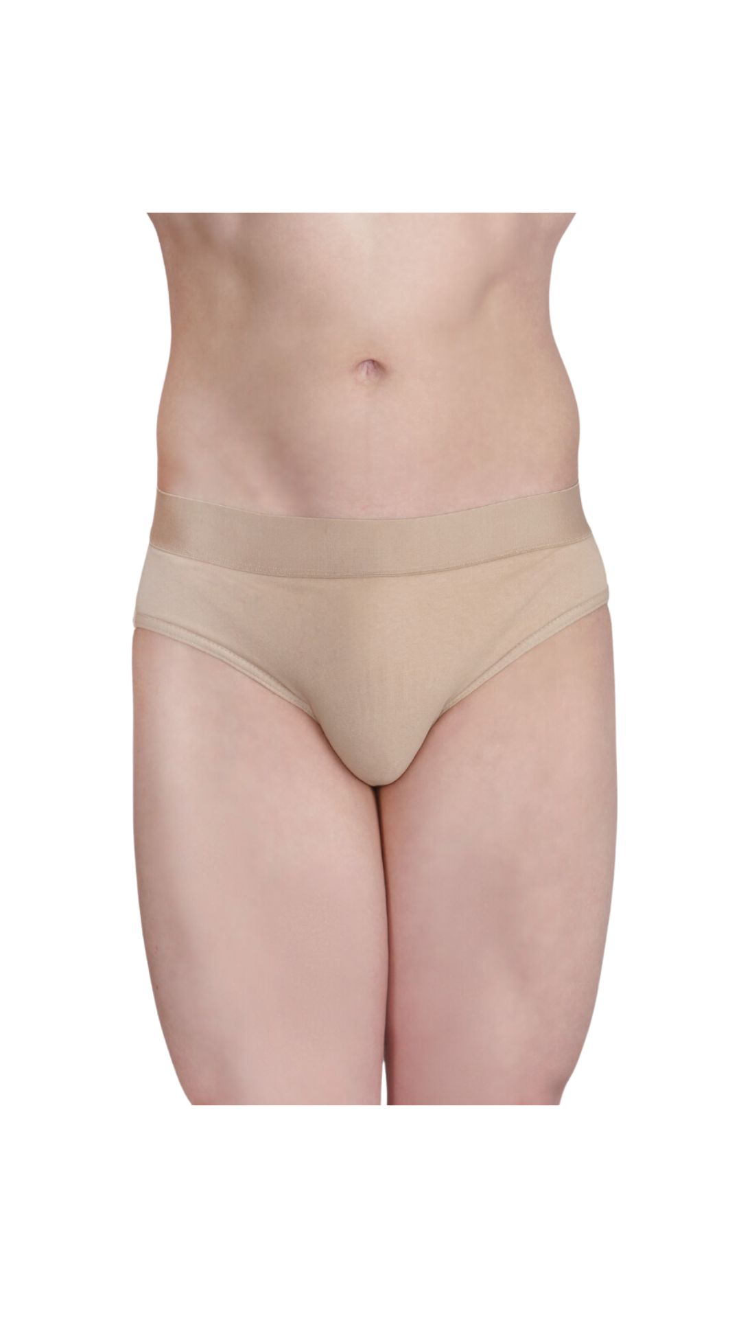 Full Seat Belt Brief Nude front view
