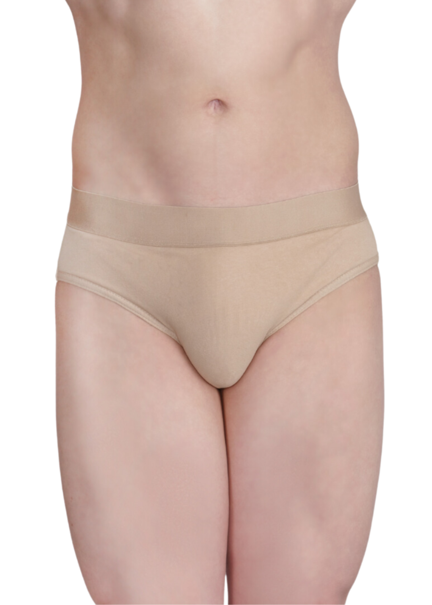 Full Seat Belt Brief Nude front view