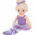 Ballerina Doll Purple front view