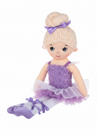 Ballerina Doll Purple front view