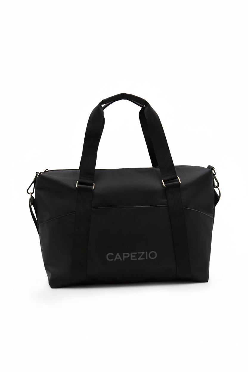 Casey Carry-All Duffle Black front view