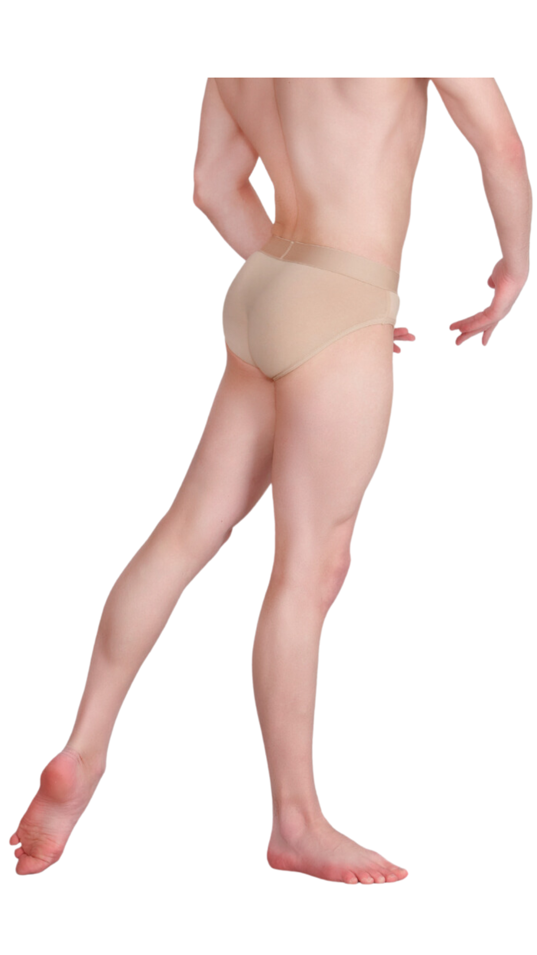 Full Seat Belt Brief Nude back view