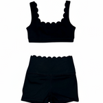 Reina Top Black front view