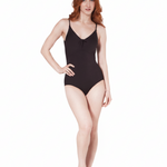 Carrara Cami Leotard Black front view