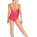 Violetta Lattice Leotard Berry front view