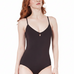 Moscato Cami Leotard Black front view