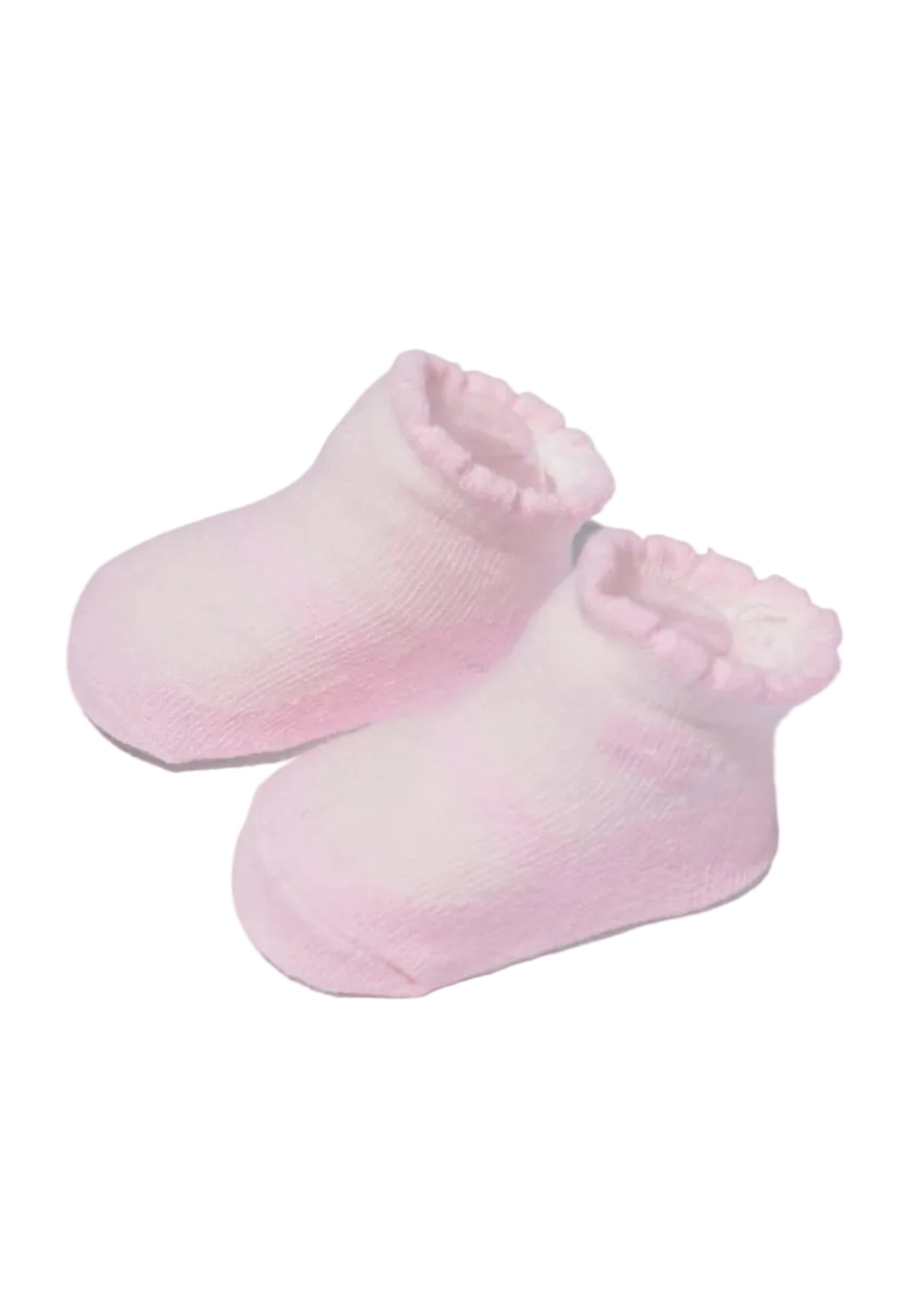 2-Pack Baby Ballet Sock Pink & White side view