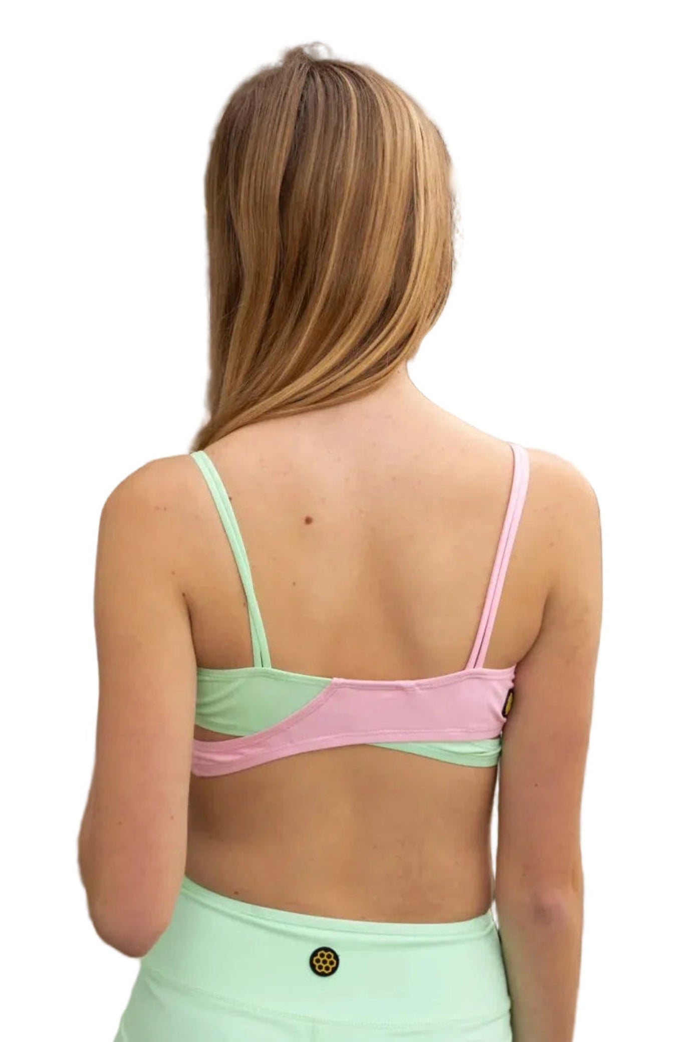 Pink Panther + Bright Mint back view