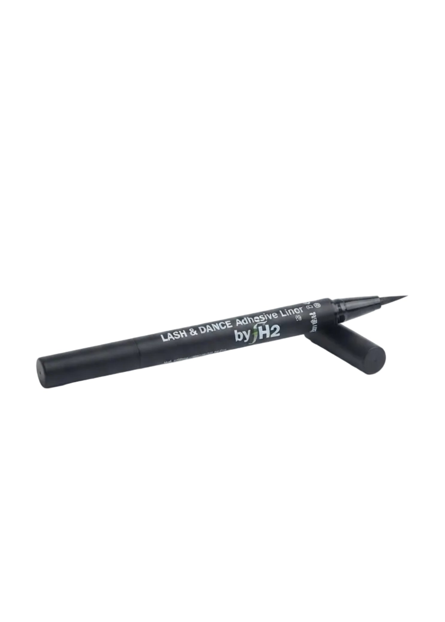 FH2 2-in-1 Lash and Liner Adhesive in Black, detail view showing felt-tip applicator for eyeliner and lash glue