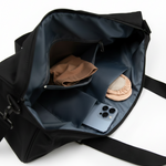 Casey Carry-All Duffle Black interior view