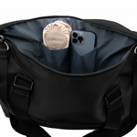 Casey Carry-All Duffle Black internal pockets