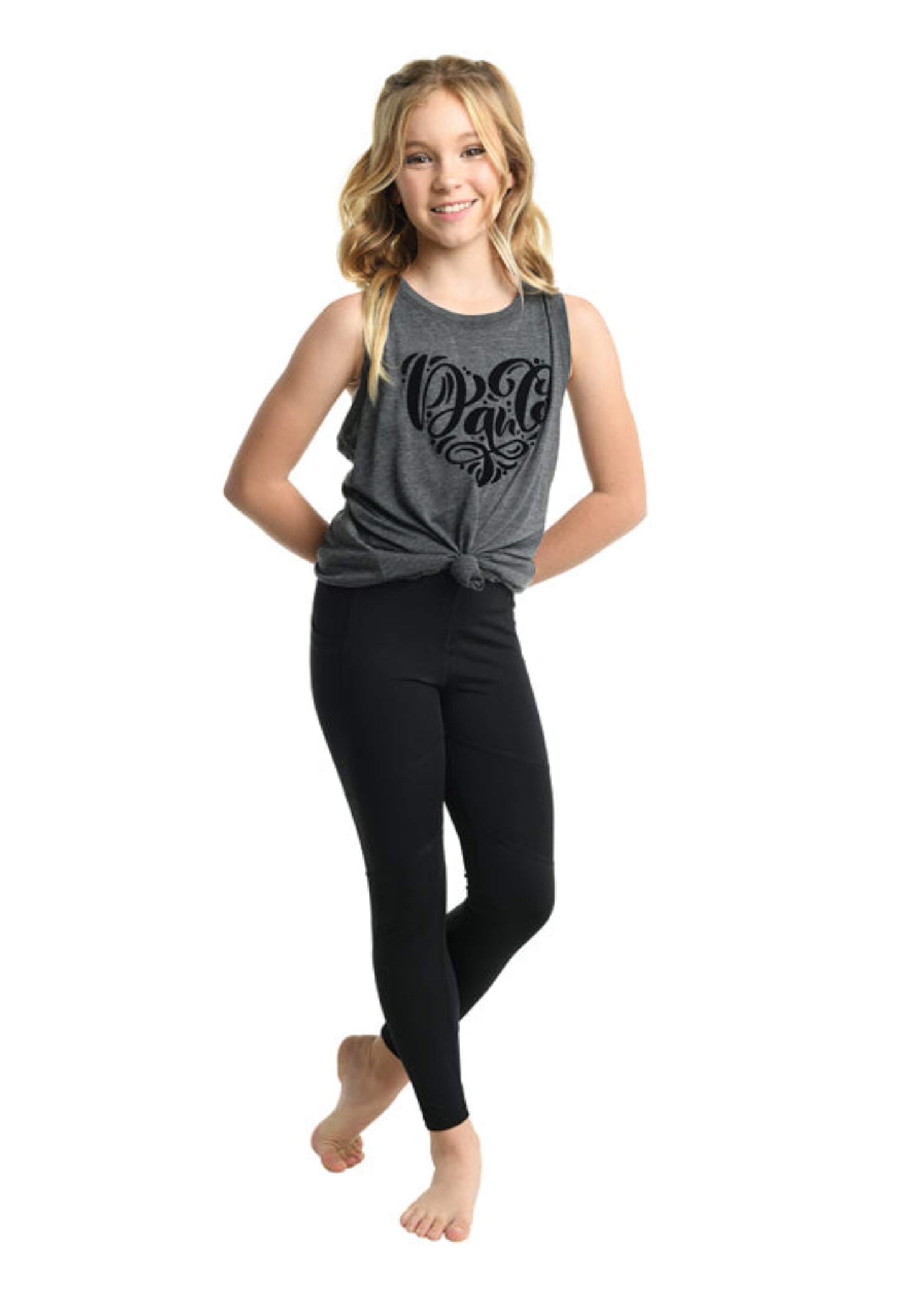 Heart Dance Tee – 23304C Heather front view