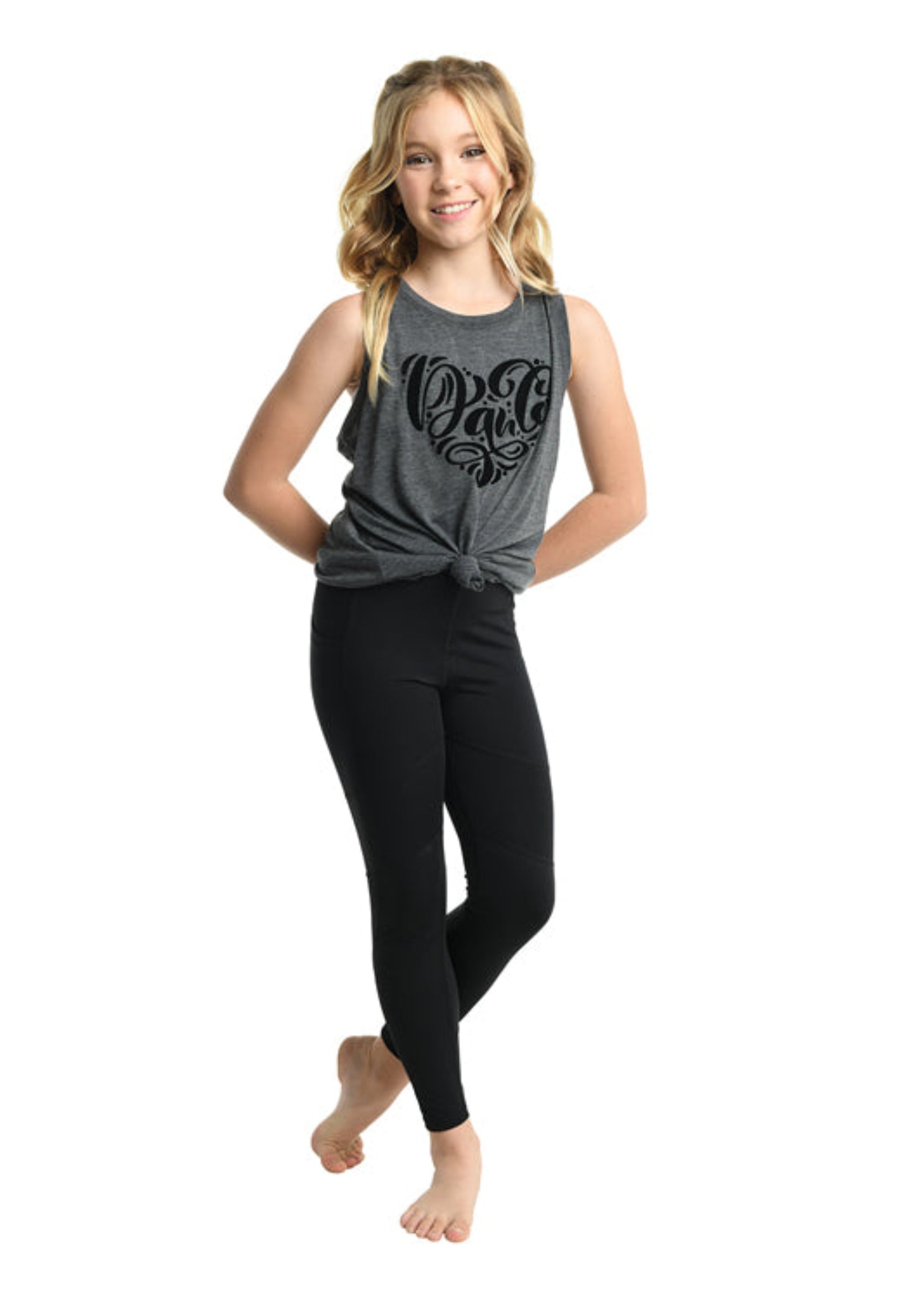 Heart Dance Tee – 23304C Heather front view