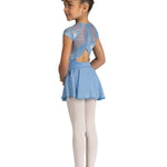 Audrienne Dress Cornflower Blue back view