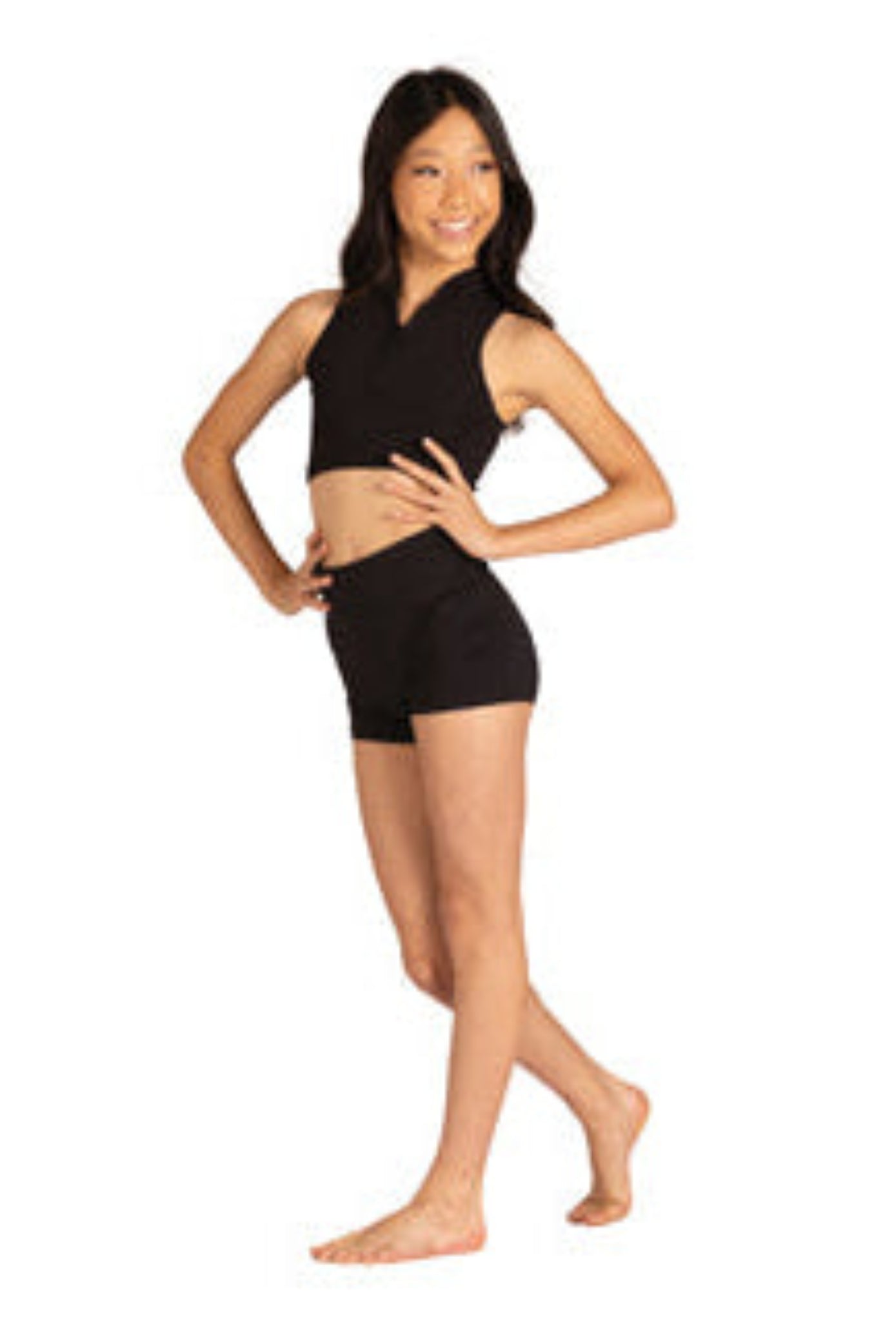 Lee Short Black front view