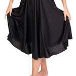 24" Circle Skirt Black front view