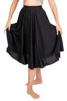 24" Circle Skirt Black front view