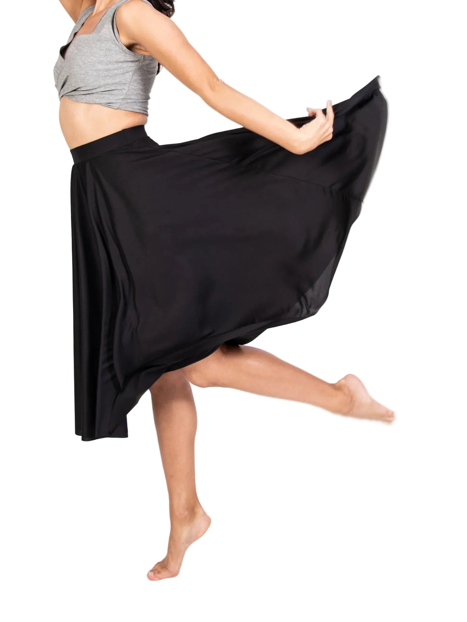 24" Circle Skirt Black lifestyle view