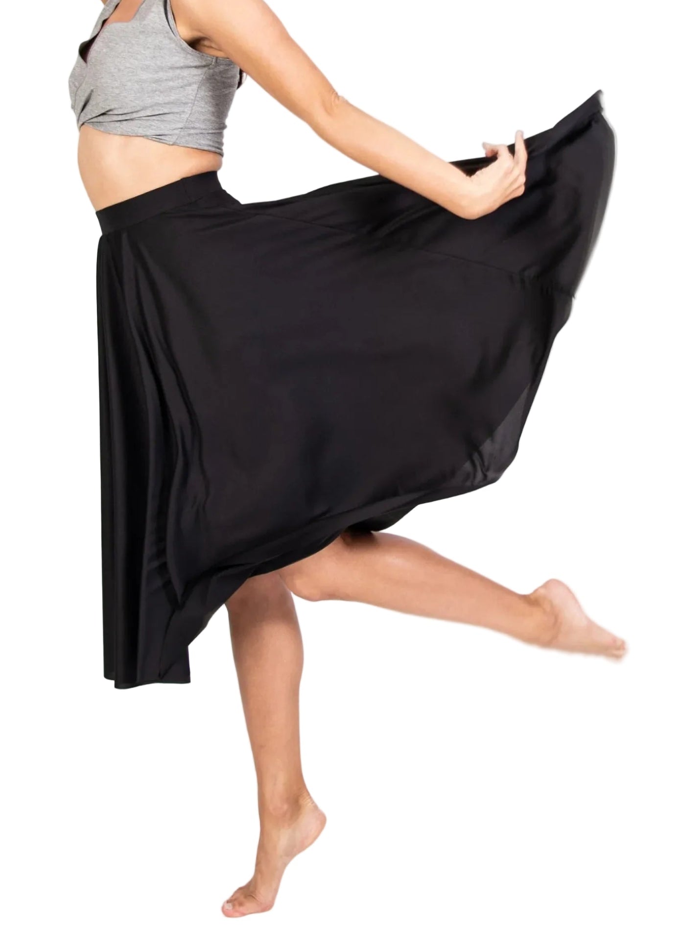 24" Circle Skirt Black lifestyle view
