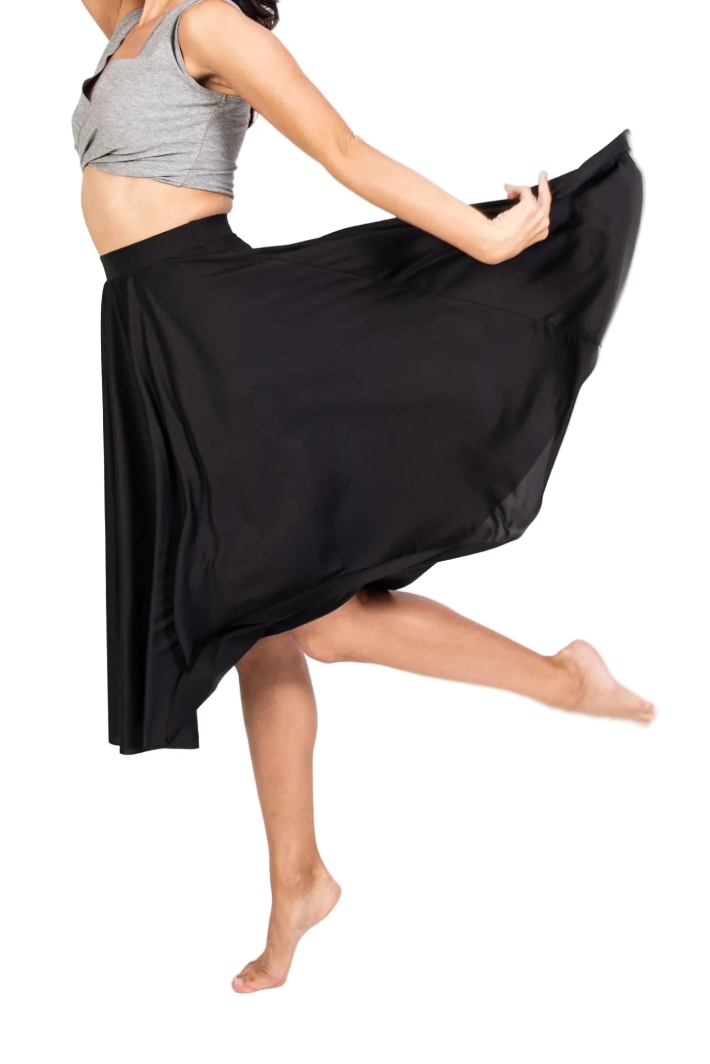 24" Circle Skirt Black lifestyle view