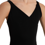 Bliss Cami Leotard Black front view