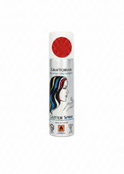 Glitter Hair and Body Spray Red front view