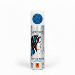 Glitter Hair and Body Spray Blue front view
