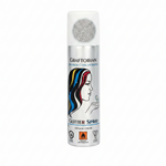 Glitter Hair and Body Spray Silver front view