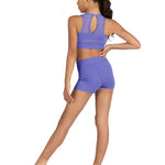 Rue Top – 25301C Bright Lavender back view