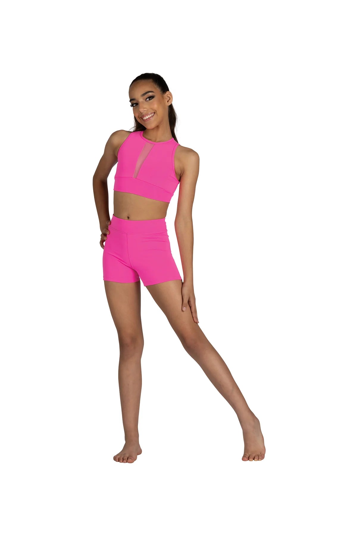 Rue Top – 25301C Neon Pink front view